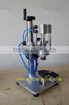 Best-seller Pneumatic Perfume Capping Machine Table stand perfume crimp machine