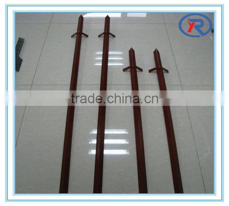 angle steel fence posts/ specifications of wrought steel fence