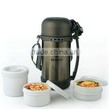 Large Three capacity offer travel mug thermo mug stainless steel ss travel vacuum flask cup ZZTB-20