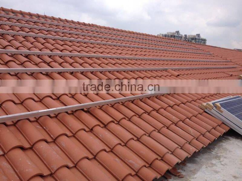 solar roof mounting rails solar panel aluminum roof mounting rails solar rails