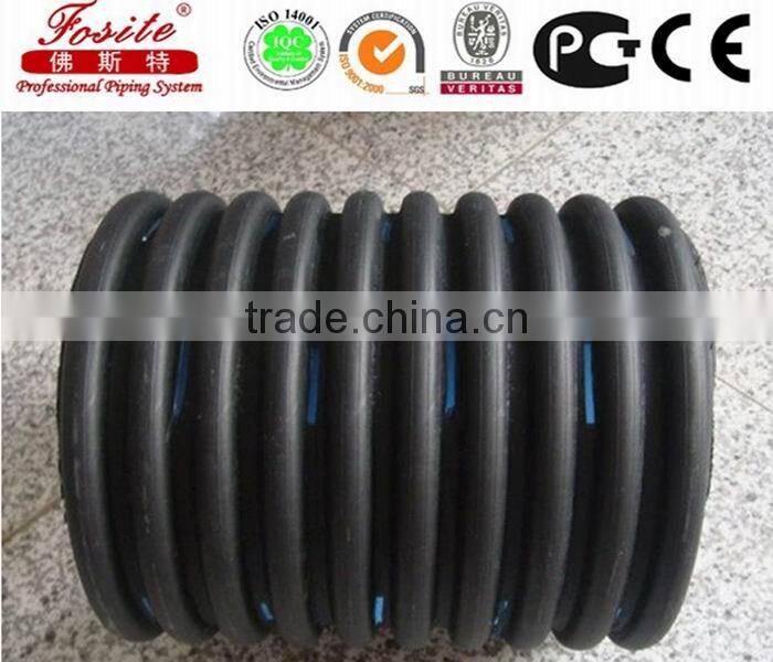 HDPE perforated corrugated pipe high quality good price large diameter