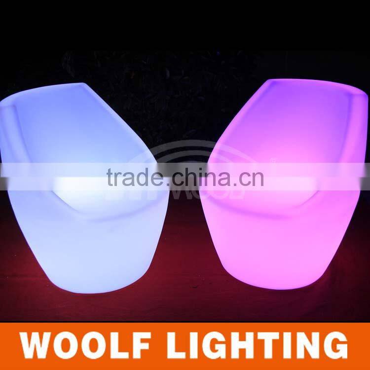 Modern Color Changing Bar and Party Used LED Light Up Chair