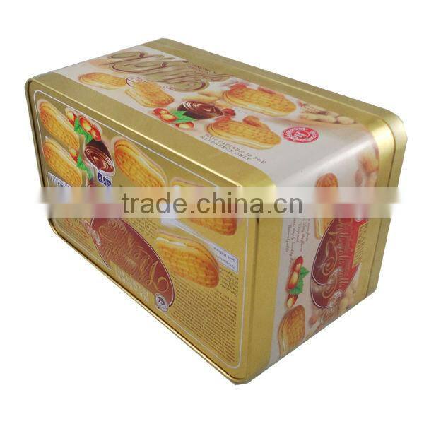 fashion rectangular metal tin boxes