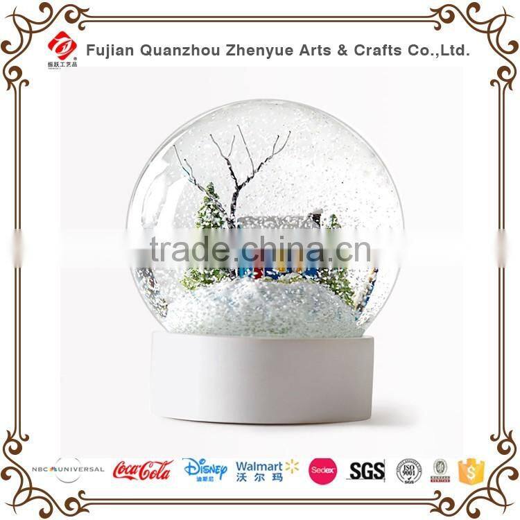 Sweet candy unique christmas tree snow globe