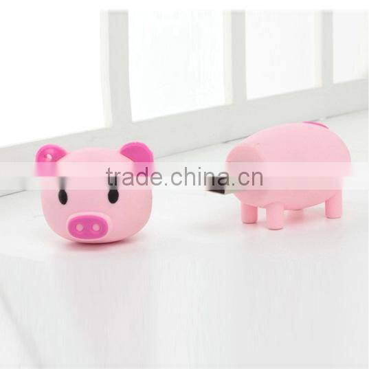cute pig usb flash drive shell