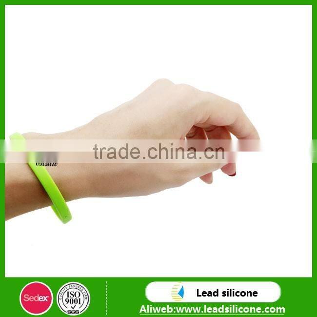 Cheap Festival Promotional Colorful Printed Silicone Wristband , Fashion Wristband Silicone Bracelets Wholesale