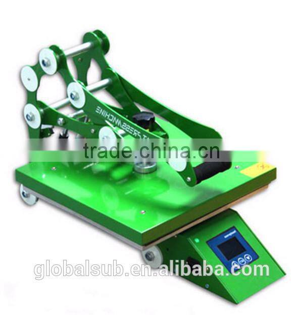 Flatbed t shirt digital printing machine heat press machine