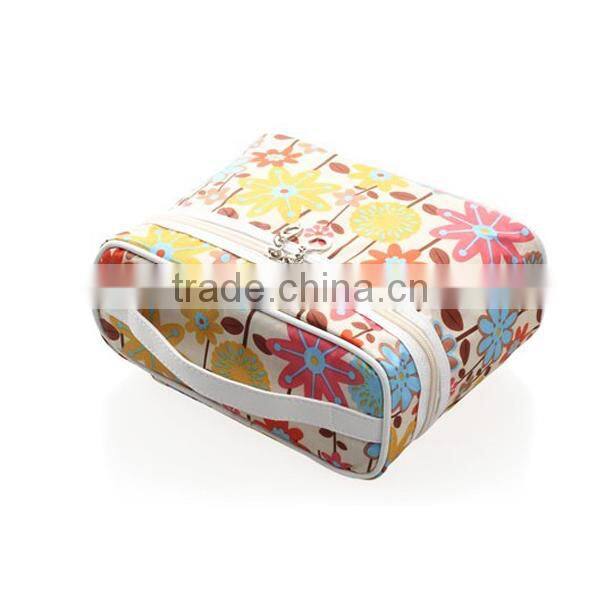 Square shaped professional makeup bag
