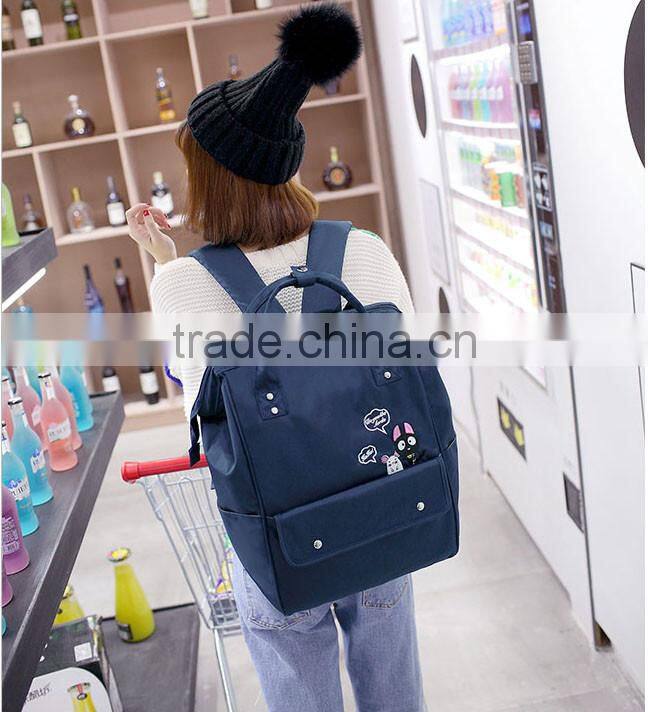 Business Style Nylon Girls Laptop Backpack