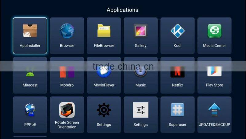2016 Latest Android 6.0 Amlogic S905X Freesat 2GB+8GB Powerful Android TV Box Internet OTT TV Box For Wholesale