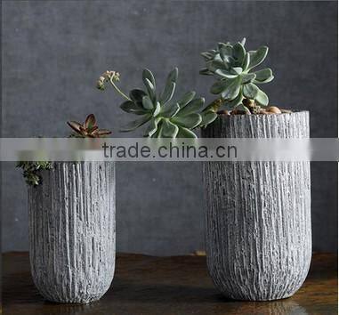 2017 flower pot painting designs outdoor garden plant holders