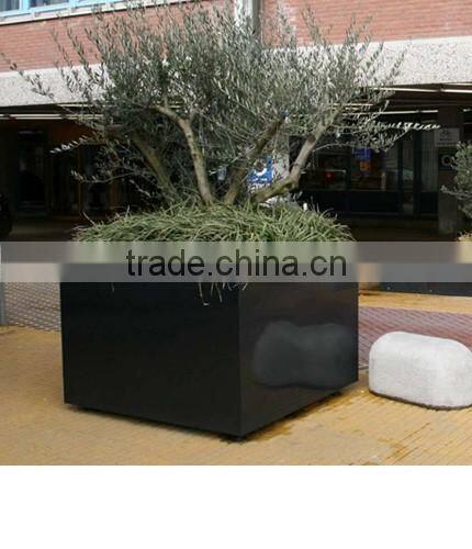 Arlau outdoor park galvanized flower planter