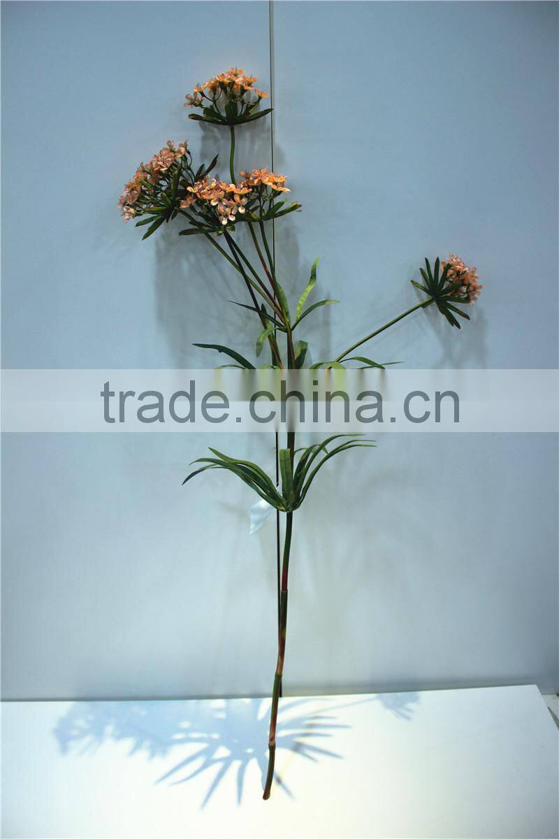 Home garden decoration 108cm hight light pink Single branch 6 heads small artificial wedding flowers ELTH03 0404