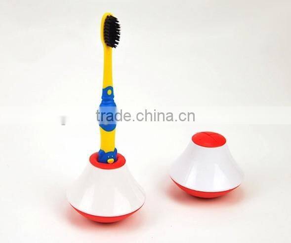 3D cartoon rubber silicone toothbrush holder, cute animal tooth hook with sucker