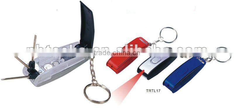 Mini Tools with LED light and keychain
