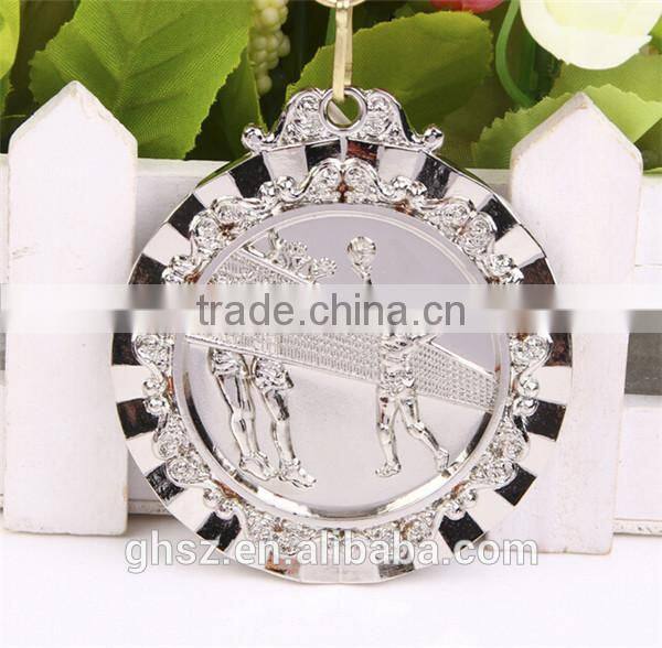 best selling zinc alloy volleyball gold medals