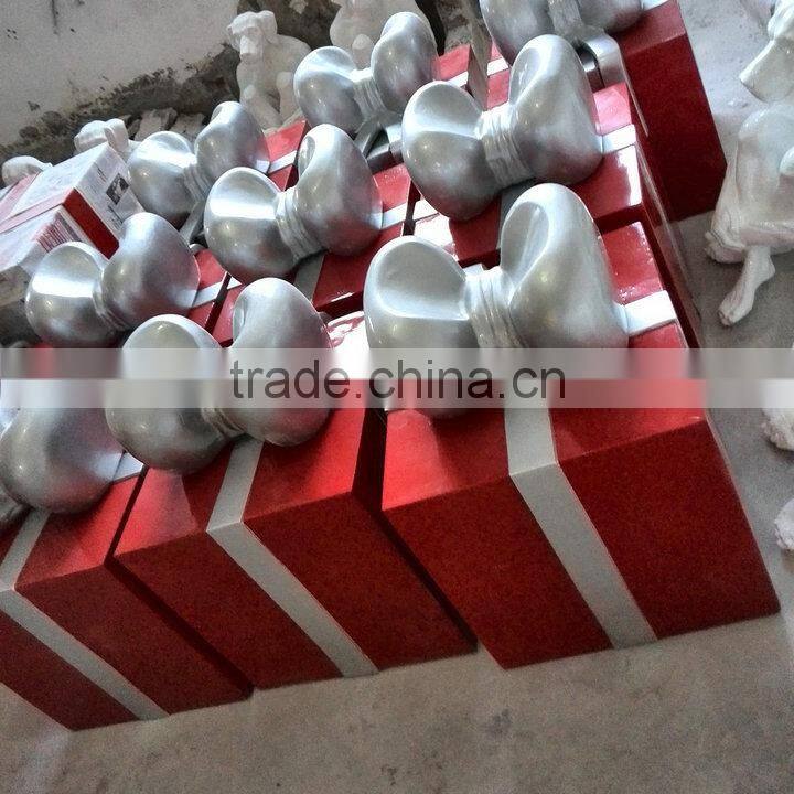 Outdoor large fiberglass Christmas decoration