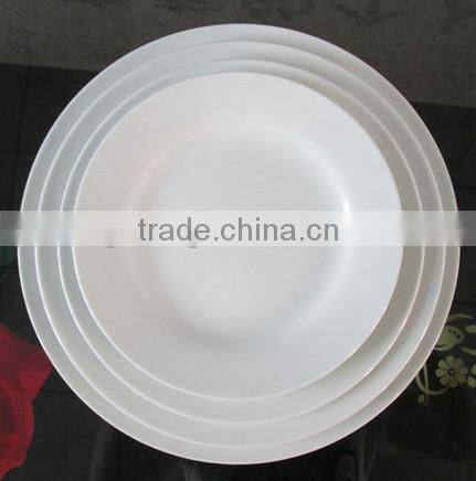 Big Size White Ceramic Plate Dinnerware Factory Price