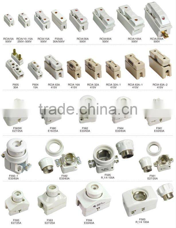 500V electrical hrc cartridge ceramic fuse link