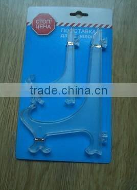 plastic display plate stand display plate holder/plate easel