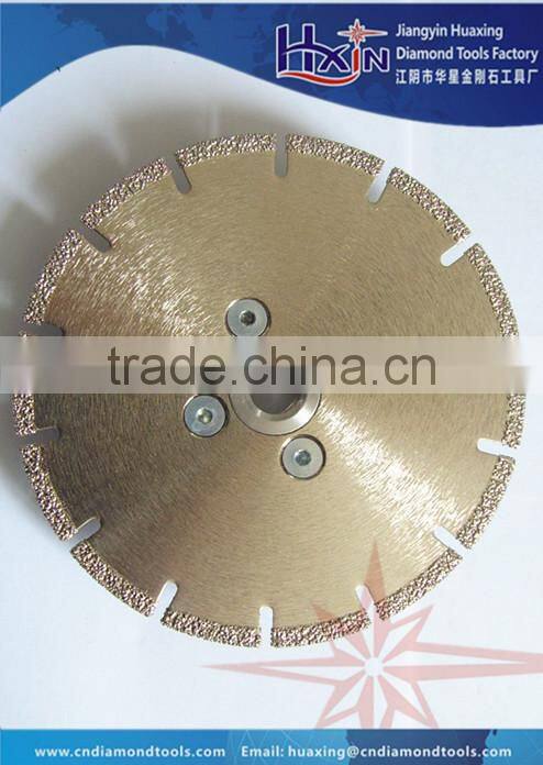 Vacuum Brazed diamond Grinding Disc for marble/Circular diamond band cutting disc