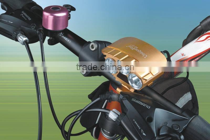 Frame mounting placement led type bicke helmet light by li-ion type and apply for bicycle light