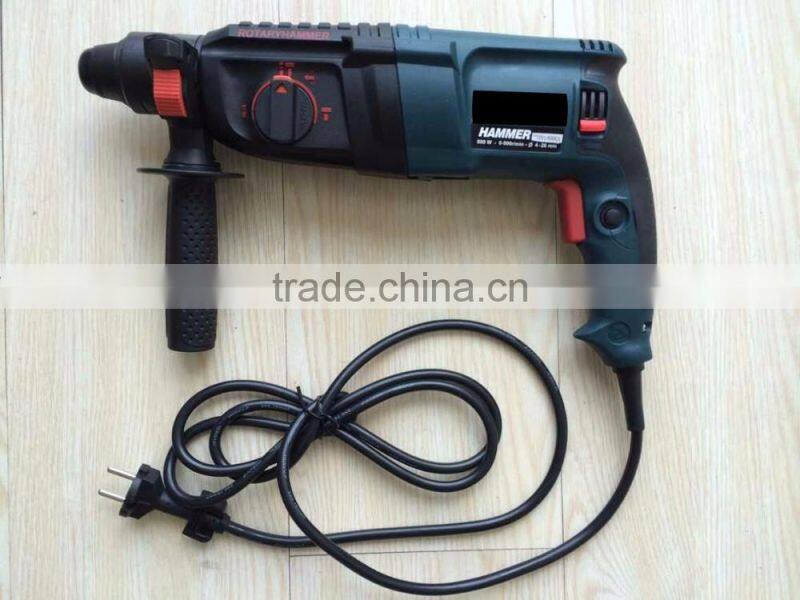 High quality, 26mm chuck capacity, type electric hammer rotary, popular and top selling rotary hammer