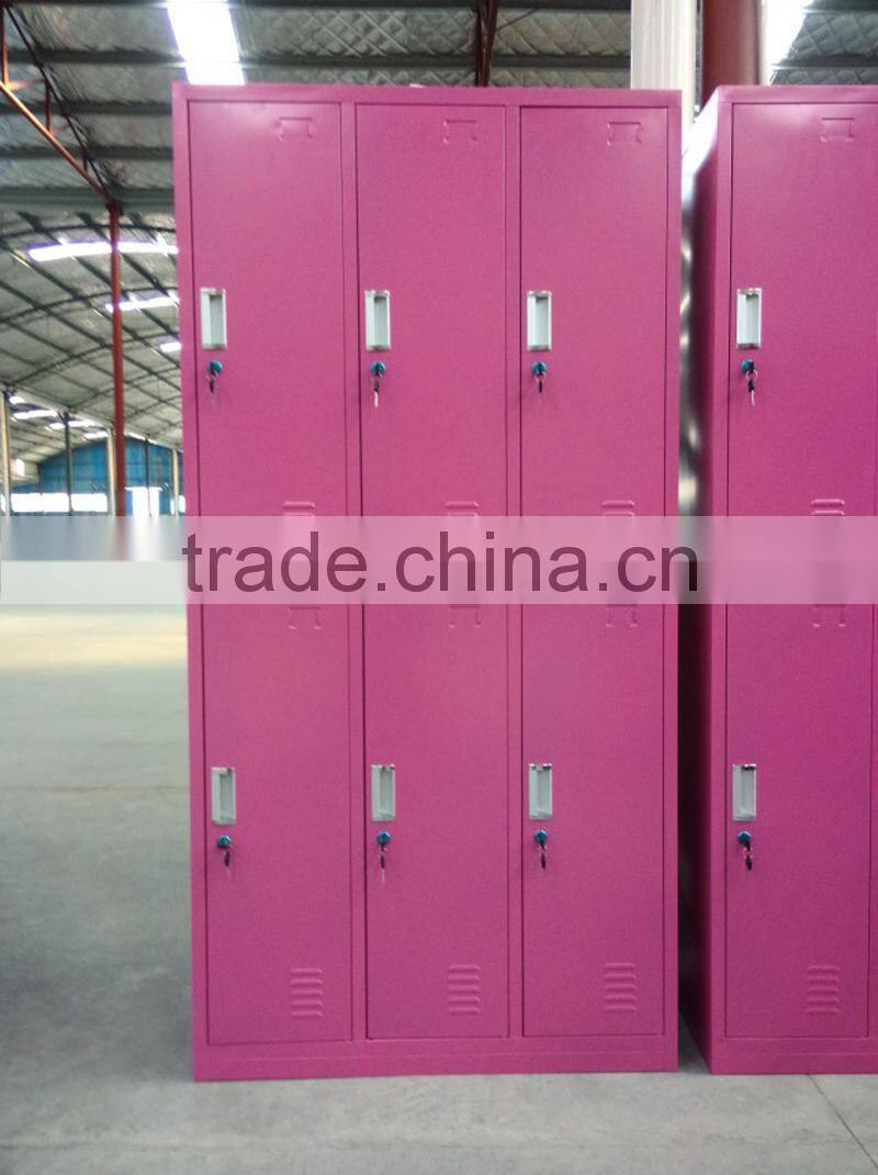 High Quality Six-door Steel Locker/Closet /Wardrobe