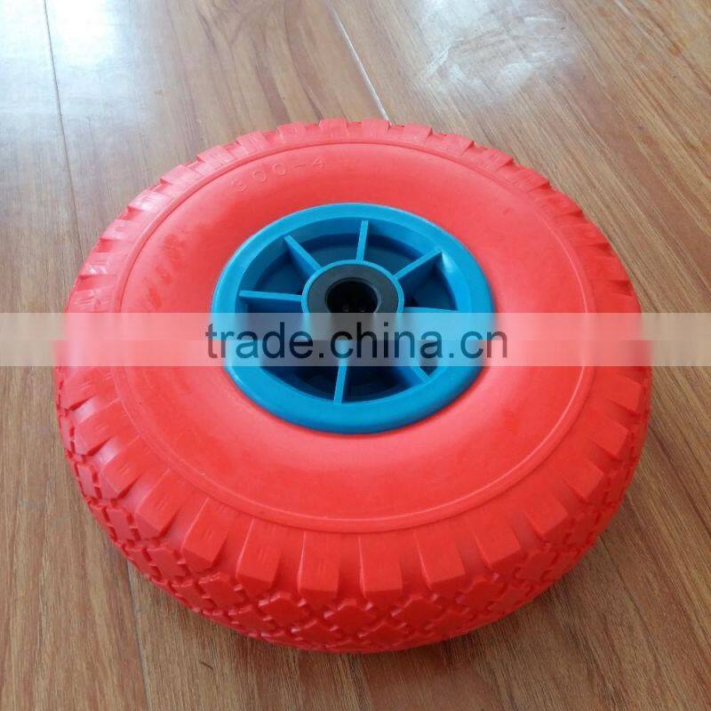 RSC Flat free PU foam wheel 3.00-4