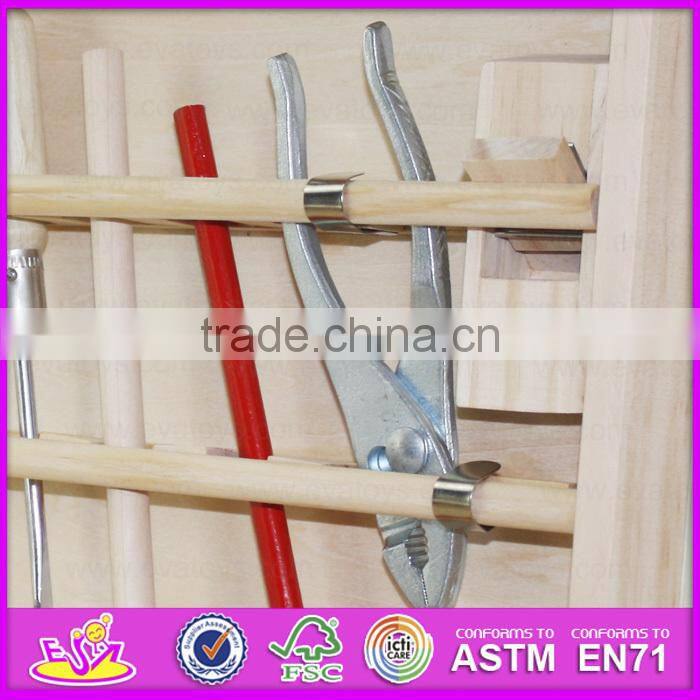 2016 new design children wood tool toy,top fashion baby wood tool toy,popular kids wood tool toy W03D065