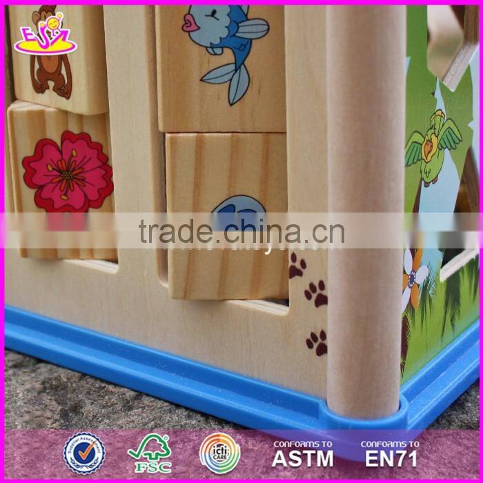 3D wooden puzzle game educational toy for kids W11B132-S