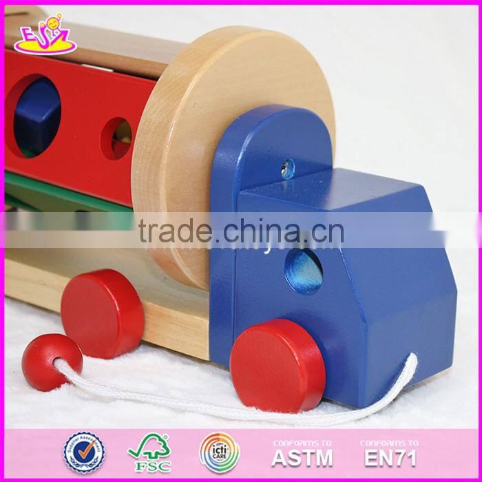 2017 New design funny play wooden best toys for toddlers W04A294