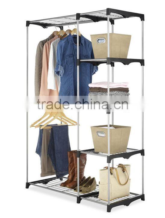 2017 good qulaity Non-Woven fabric Portable Clothes /Storage/ Closet/ folding clothes cabinet