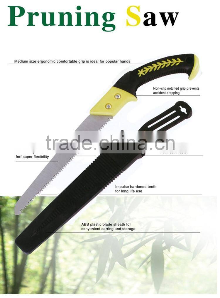 QJ-JH11 Pruning saw with 7points teeth space high quality hand tools hand saw