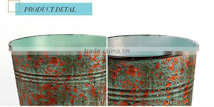 flower pot decoration metal home plant pots