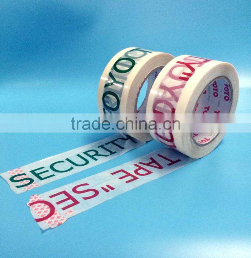 25 years factory Custom logo Printed adhesive packing tape for packing