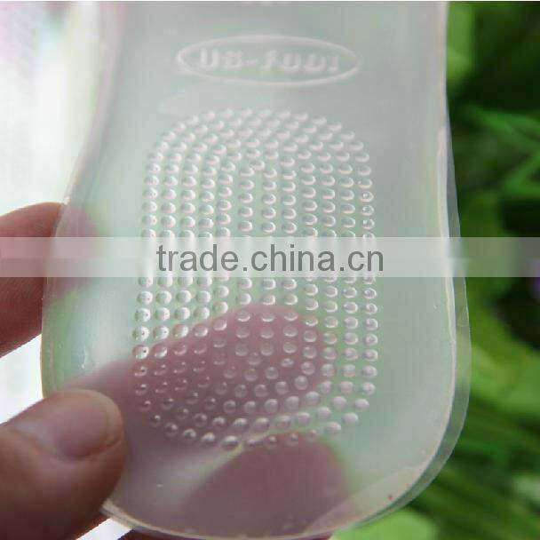 Feet Massage Gel Insoles with Arch Support /comfortable gel insole/