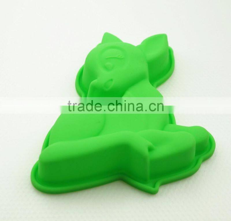 11188 FDA/LFGB Deer Shape Silicone Cake Mold