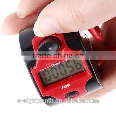 2016 new 5 Digit Electronic Digital LCD Hand Tally Counter For Golf playing