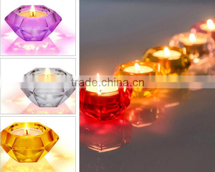 Crystal Candlesticks for Wedding Vintage Wedding Decoration Candle Stand for Home Decoration
