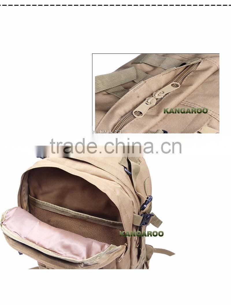 Canvas Camping Camouflage Backpack Bag