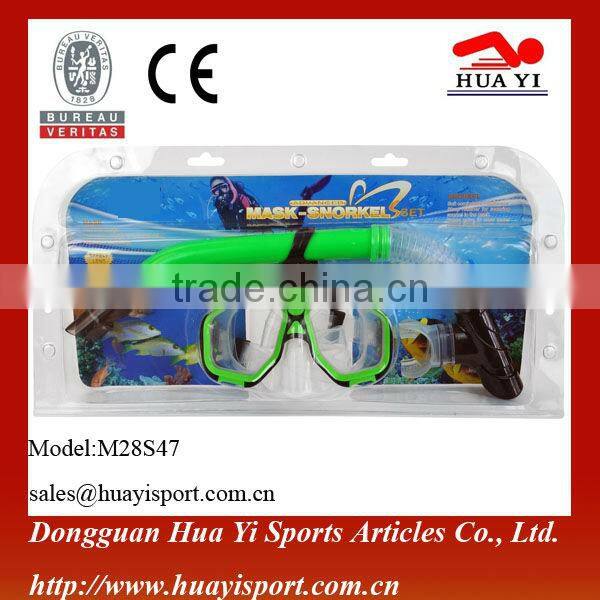 High grade pink lightweight pc frames adult Diving Masks / deep sea diving gear