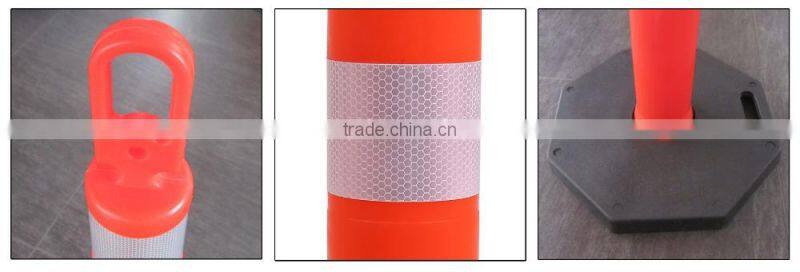 Low price plastic parking flexible pole