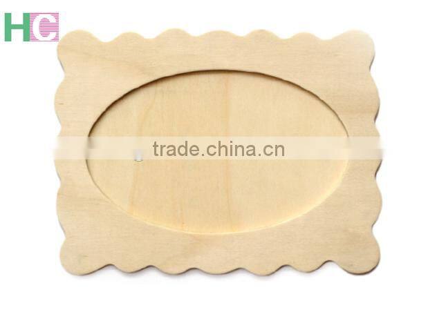 Custom MDF wood frame wall hanging picture frame