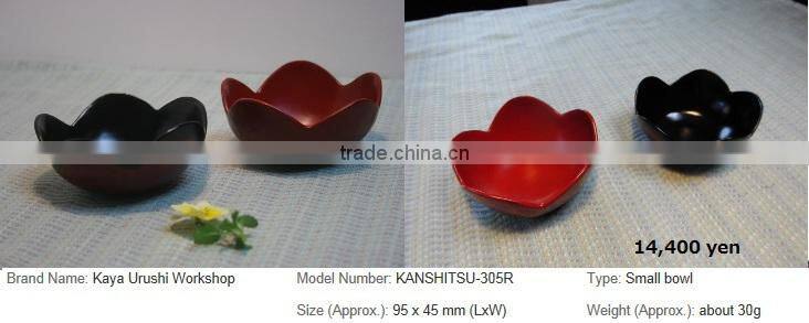 Preminum and High quality made in japan lacquerware small lot order available