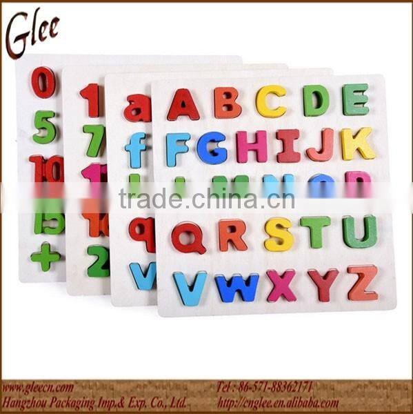 WOODEN Digital alphabet Building blocks