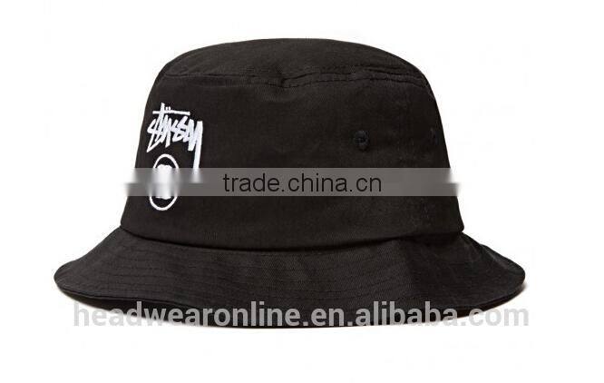 Custom Fashion High Quality Embroidery Bucket Hat of 100%cotton