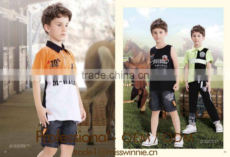 cheap summer wear for boys factory price