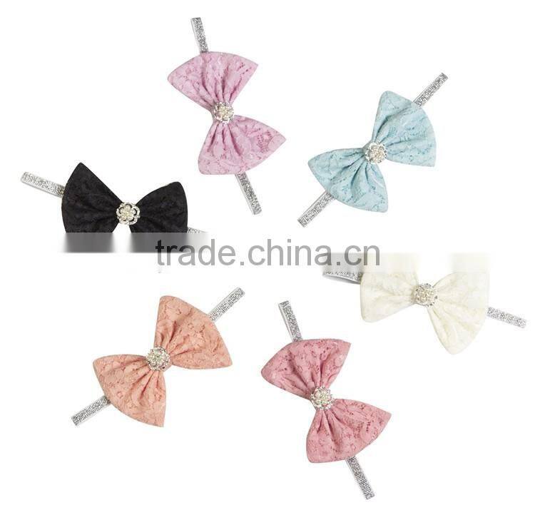 Creative customized accessories clover hairy baby headband wholesale