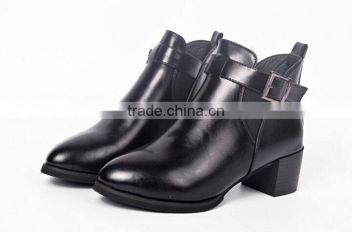 GZY top level low cut guangzhou factory female boots sole shoes high quality stock charming office lady 2017 stcok
